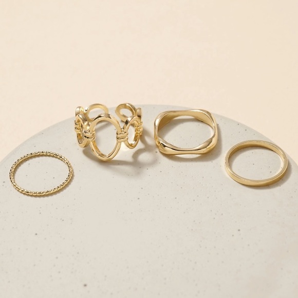 5/$25 Misc Bundle Deal - Eclectic Metal Ring Set - Picture 1 of 3